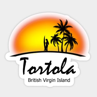 Tortola BVI Sticker